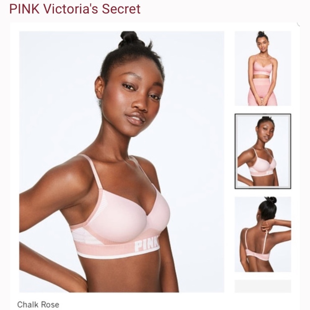 VS PINK Wireless Sports Bra Size S